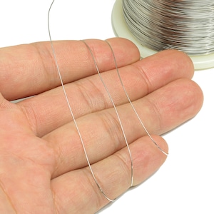 0,35 mm Edelstahldraht, Draht zur Schmuckherstellung, Draht für gewickelte Charms, Draht für Schmuckherstellung, Draht