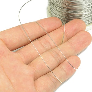 0,5 mm Edelstahldraht, Draht zur Schmuckherstellung, Draht für gewickelte Charms, Draht für Schmuckherstellung