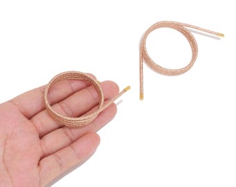 Adjustable Magnetic Rope Bracelet, Brass Magnetic Jewelry Cord for DIY Jewelry Makers, Bracelet, Necklace & Custom Jewelry Making