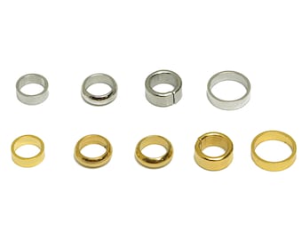 Steel Close Rings, Stainless Steel 201, Circle Hoop, Bracelet Rings, Open Circle Ring, Steel Circle Connector, Gold Tone Plating