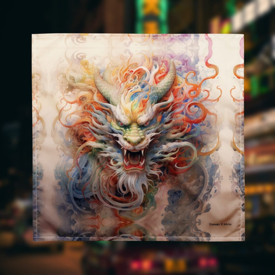 Bandana Django X Myth dragon Etsy