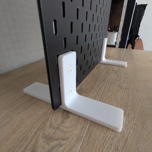 Free-standing IKEA Skadis perforated plate holder | IKEA perforated plate table holder | Stand for IKEA Skadis | Ikea Skadis accessories