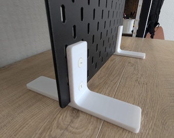 Wolnostojący uchwyt na tablicę perforowaną IKEA Skadis | Uchwyt na stół z tablicą perforowaną IKEA | Stojak na tablicę perforowaną IKEA Skadis | Akcesoria IKEA Skadis