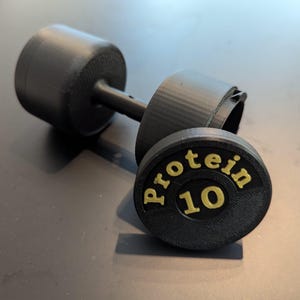 Mancuerna personalizada con espacio de almacenamiento | Regalo de mancuerna de fitness | Mancuerna impresa en 3D | Idea de regalo para entrenamiento de fuerza