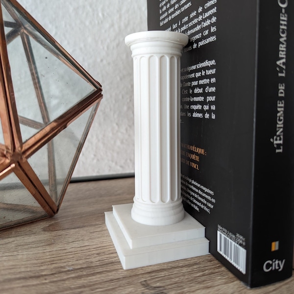 Greek column as a bookend | Bookend for bookshelf | Decorative bookend | Roman bookend