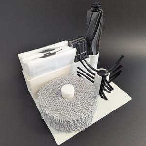 Dreame Accessory Organizer | Holder for spare parts & mop pads L10s Ultra, L20 Ultra, X30, X40 | 3D printed robot vacuum accessory holder