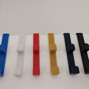 Door hook | Door hanger | No drilling or gluing required | Door hook for installation without assembly | Hook on the door | 3 pieces