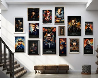 Printables - Famous Artists (All 13) - Classroom Decor, Famous Artists, Art History, Art Classroom Printables, Classroom Art