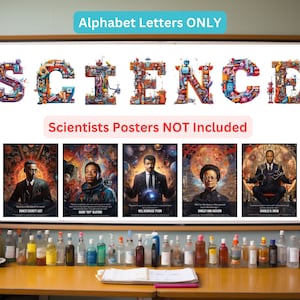 Science Class Gallery Wall, Classroom Decor, High School Middle School, Science Art, Elementary, Classroom Art, Nursery Room Arts, Science