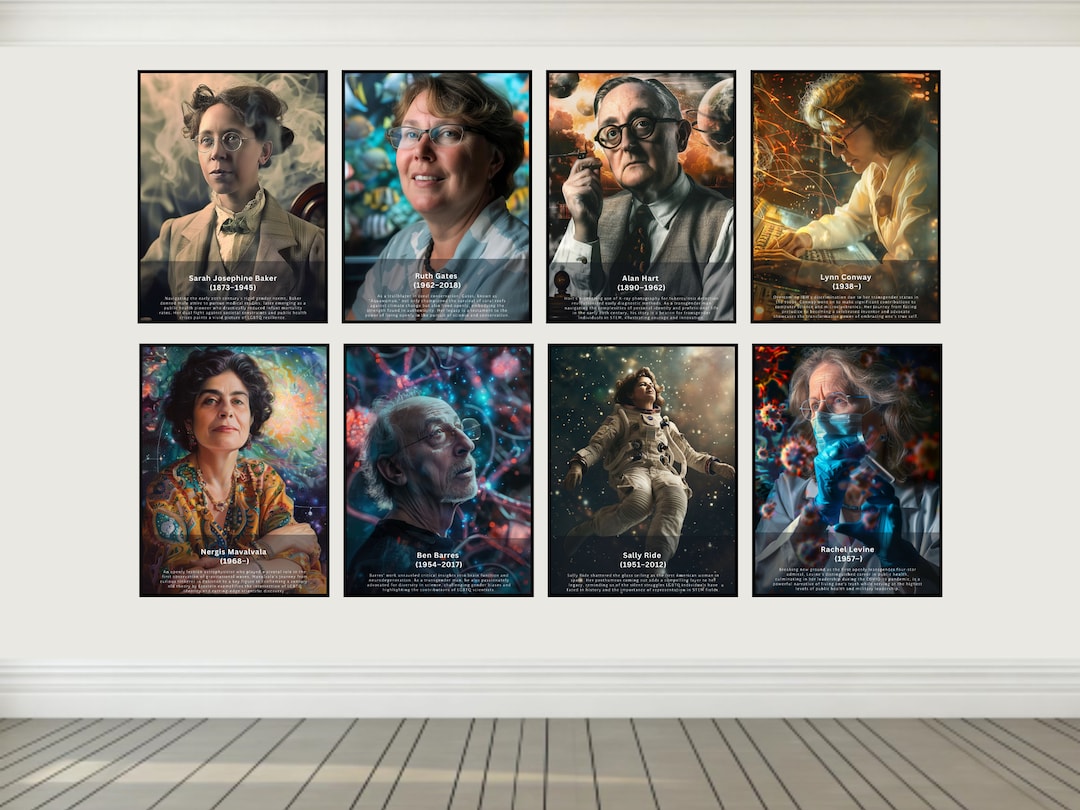 LGBTQ Scientist Classroom Decor, Science Gallery Wall, Diversity Etsy