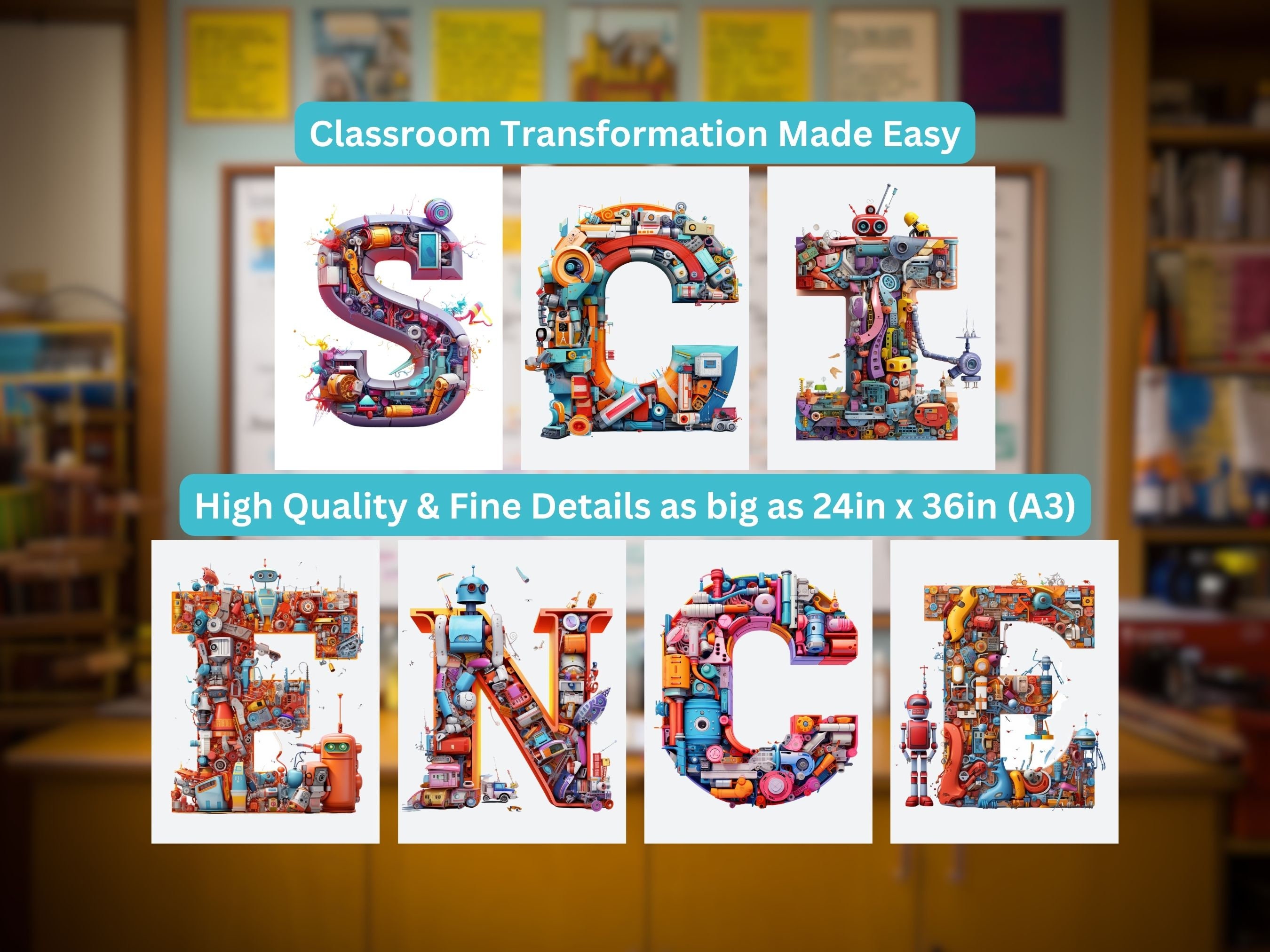 Science Class Gallery Wall, Classroom Decor, High School Middle School ...
