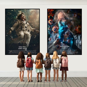 LGBTQ Scientist Classroom Decor, Science Gallery Wall, Diversity Etsy