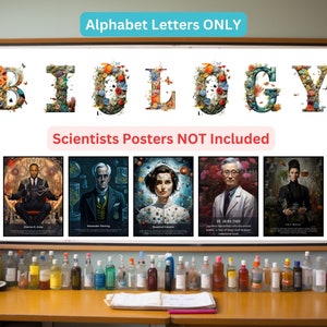 Biology Class Gallery Wall, Classroom Decor, High School Middle School, Science Art, Elementary, Classroom Art, Nursery Room Arts