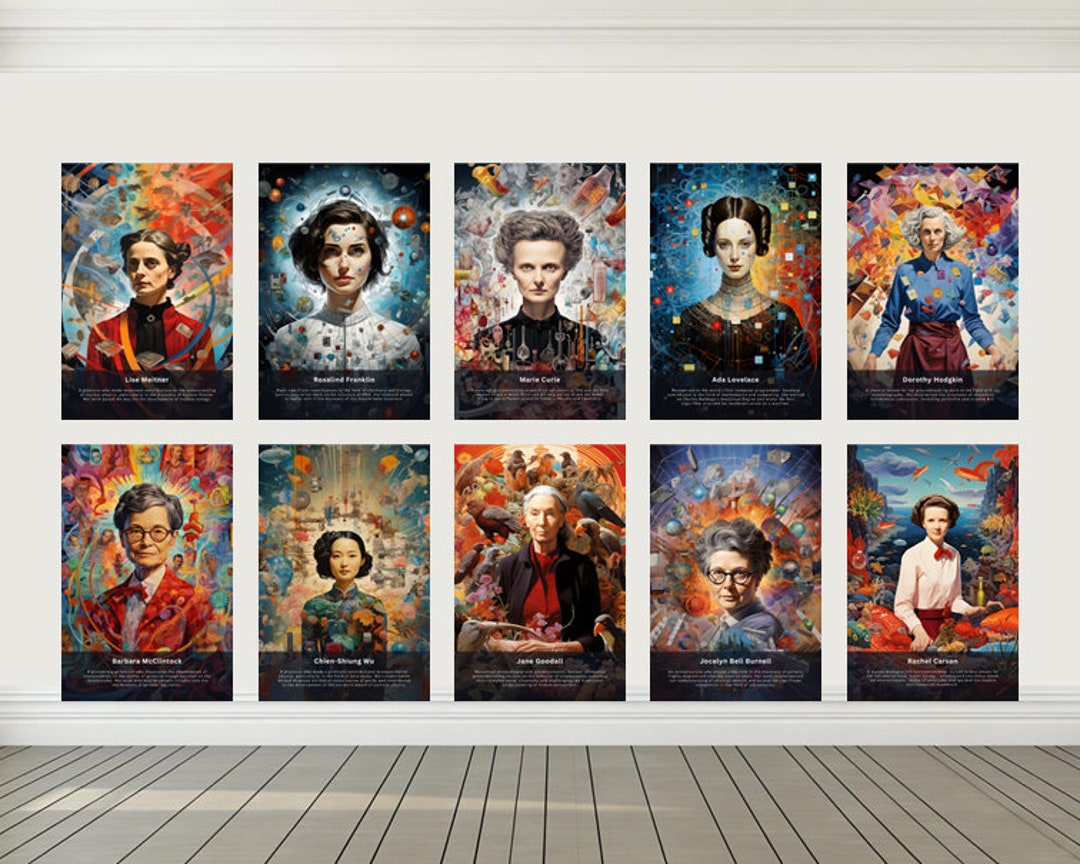 Printables - Female Scientists (set of 10) | Classroom Decor, Science ...