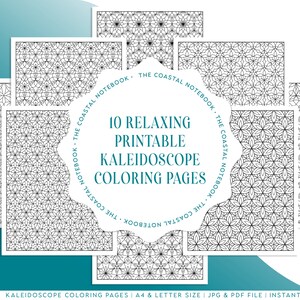 Relaxing Adult Coloring Pages |  | Instant Download I Printable Coloring Sheets I Anxiety Activity Pages | Mental Health Coloring Page