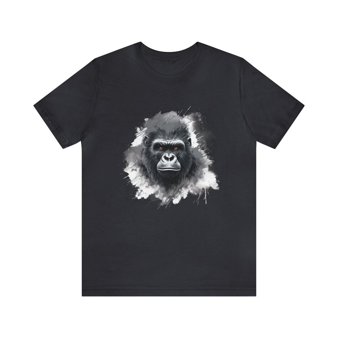 Gorilla T-shirt Jungle Gorilla Shirt Unisex Watercolor Gorilla - Etsy