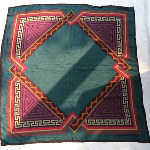 Vintage designer zijden sjaal - authentiek