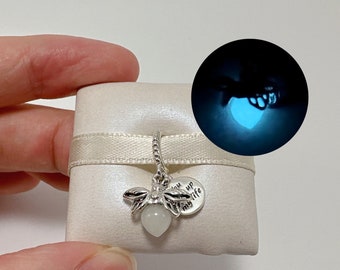 Glow-in-the-dark Firefly Baumeln Charme,Splitter Armband Charme,für Armband,Geschenk für Mädchen,Geschenk für Mutter