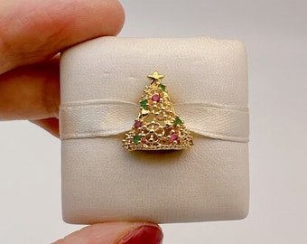 Glitter Weihnachtsbaum Charm;Armband Charms;Charms für Armband;Silber Charms;Weihnachten Charms