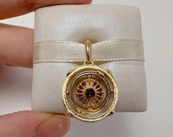 Spinning Astrolabium Charm baumeln, bezaubern splitter armband