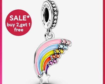 Bunter Regenbogen baumeln Charme,Splitter Armband Charme,Charms für Armband,Geschenk für Mädchen