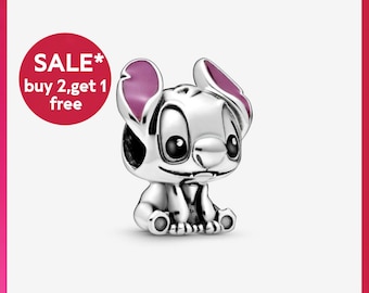 Lilo and Stitch Charm,sliver bracelet charms,charms for bracelet,Gift for girls