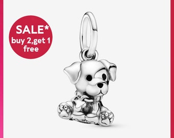 Labrador Puppy Dog Dangle Charm,sliver bracelet charms,charms for bracelet,Gift for girls