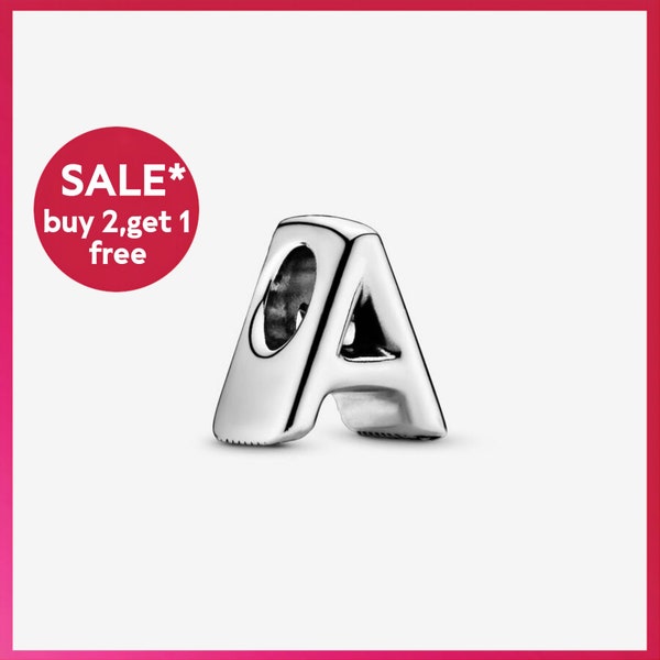 Letter A~Z Alphabet Charm,Letter charm,sliver bracelet charms,charms for bracelet,Gift for girls