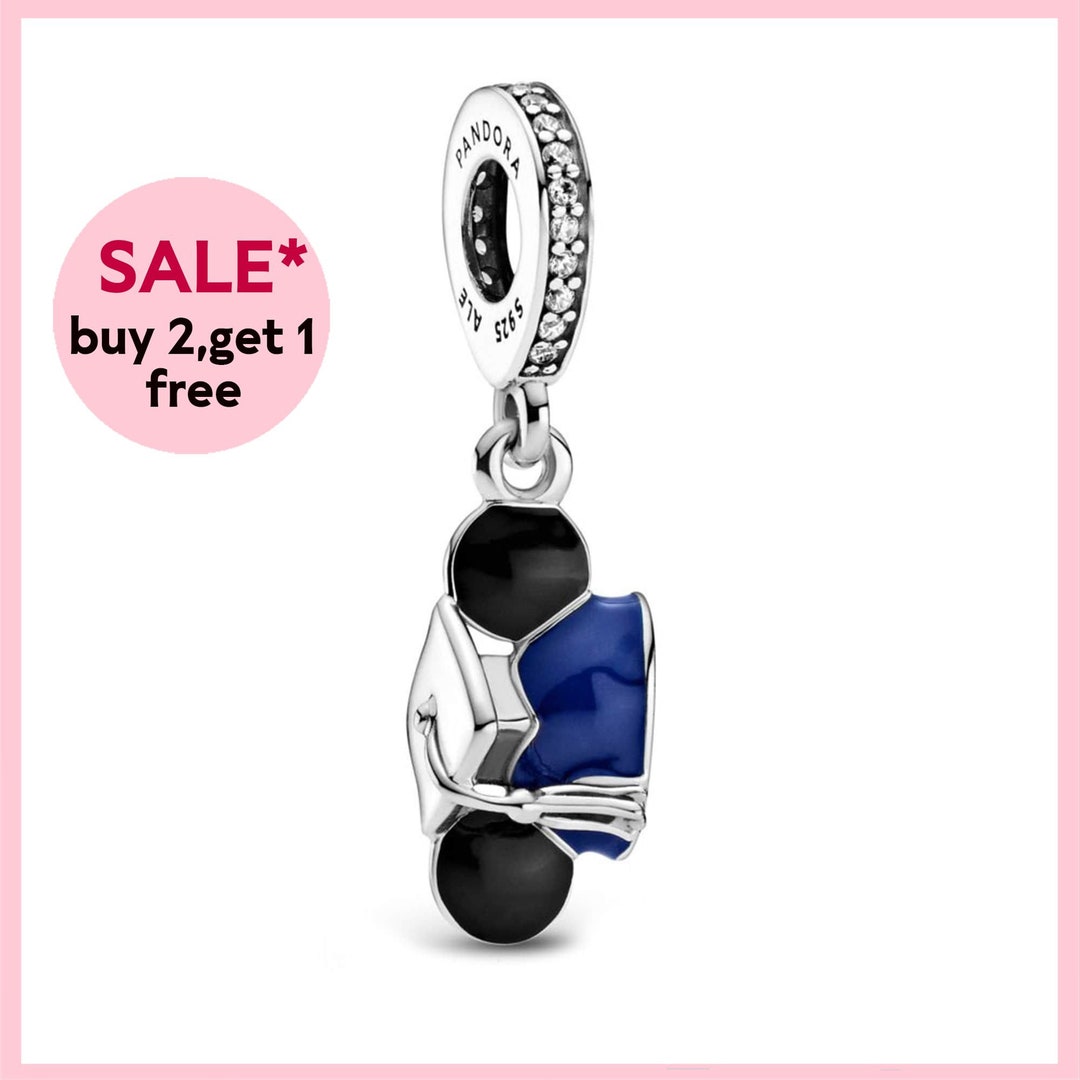 Mickey Graduation Cap Dangle Charm,silver Charm,bracelet Charms,charms ...