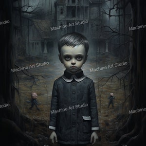 My House- Limited Edition, Lowbrow Art, Weird Art, Pop Surrealism, Strange Art, Wall Art, Poster Art | DIGITAL DOWNLOAD