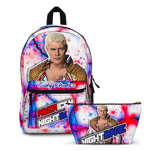 WWE School Backpack  School backpacks, Backpacks, John cena