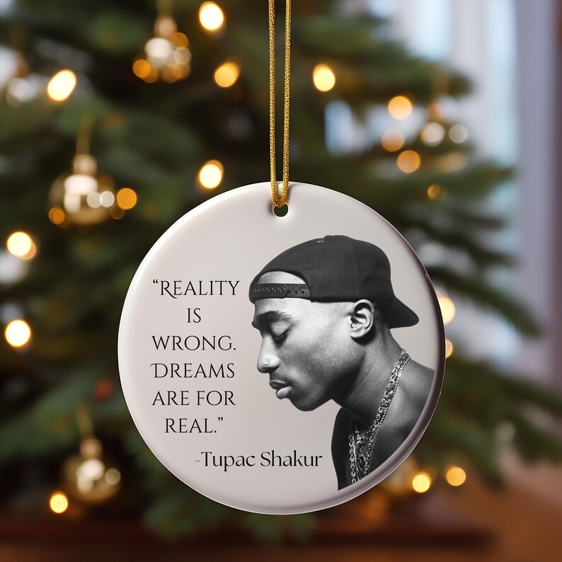 Custom Hip Hop Ornament, Unique Hip Hop Lover Keepsake, Gift for Music ...