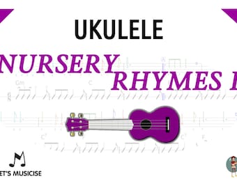 Kinderrijmpjes voor ukelele-basisscholen of peripatetische docenten (met tabulaturen/akkoorddiagrammen)
