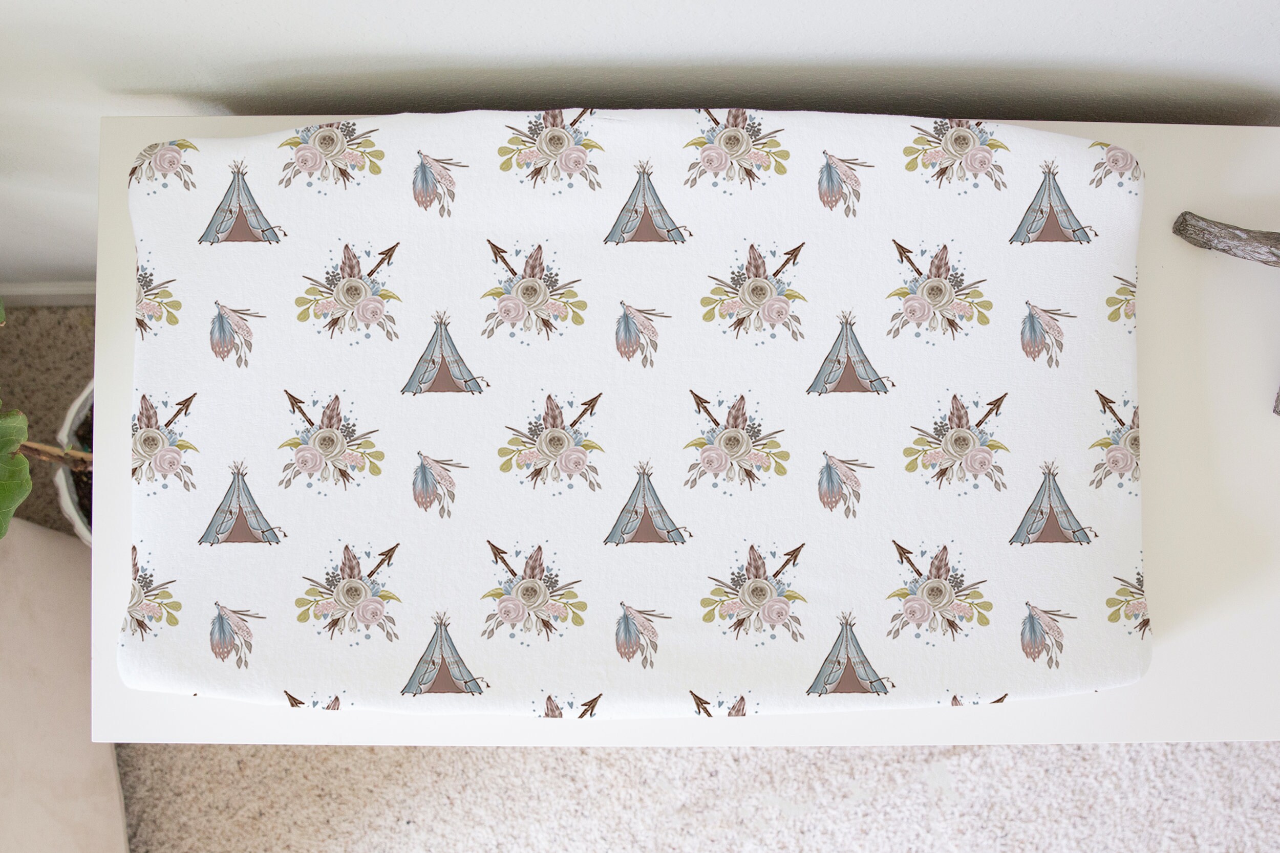 Woodland Crib Bedding Set, Girl Crib Bedding Set, Woodland Animal