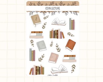 Sticker Sheet - Reading Corner