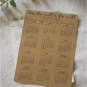 Foglio di adesivi - Calendario 2025