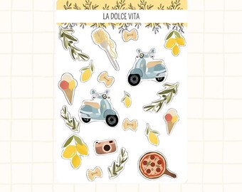Sticker sheet - La Dolce Vita