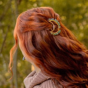 Hairpins / Robe Pins with Gemstones | Gold & Silver| Aquamarine Garnet Aventurine Amethyst Sunstone Obsidian Carnelian Rose Quartz