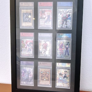 3x3 PSA Bewerterte Graded Sammelkarten Rahmen Frame Display Bilderrahmen Pokémon