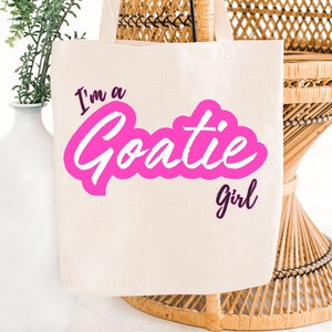 Goat Bag, Pink Bag, Girls Bag, Gift for Animal Lover, Gift for Pet Lover, Trending Movie Bag, Meme Bag, Gift for Mom, Great Birthday Gift
