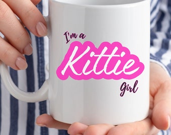 Kitten Mug, Pink Mug, Girls Mug, Gift for Animal Lover, Gift for Pet Lover, Trending Movie Mug, Meme Mug, Gift for Mom, Great Birthday Gift