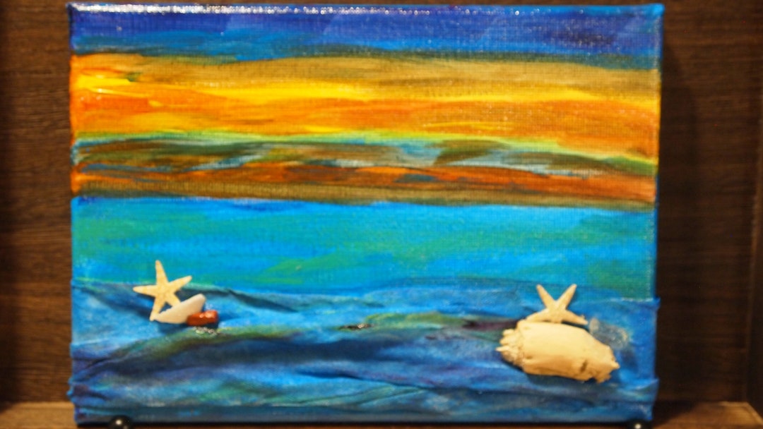 Stretched Canvas Paintings Signed by the Artist. Daytime and Etsy