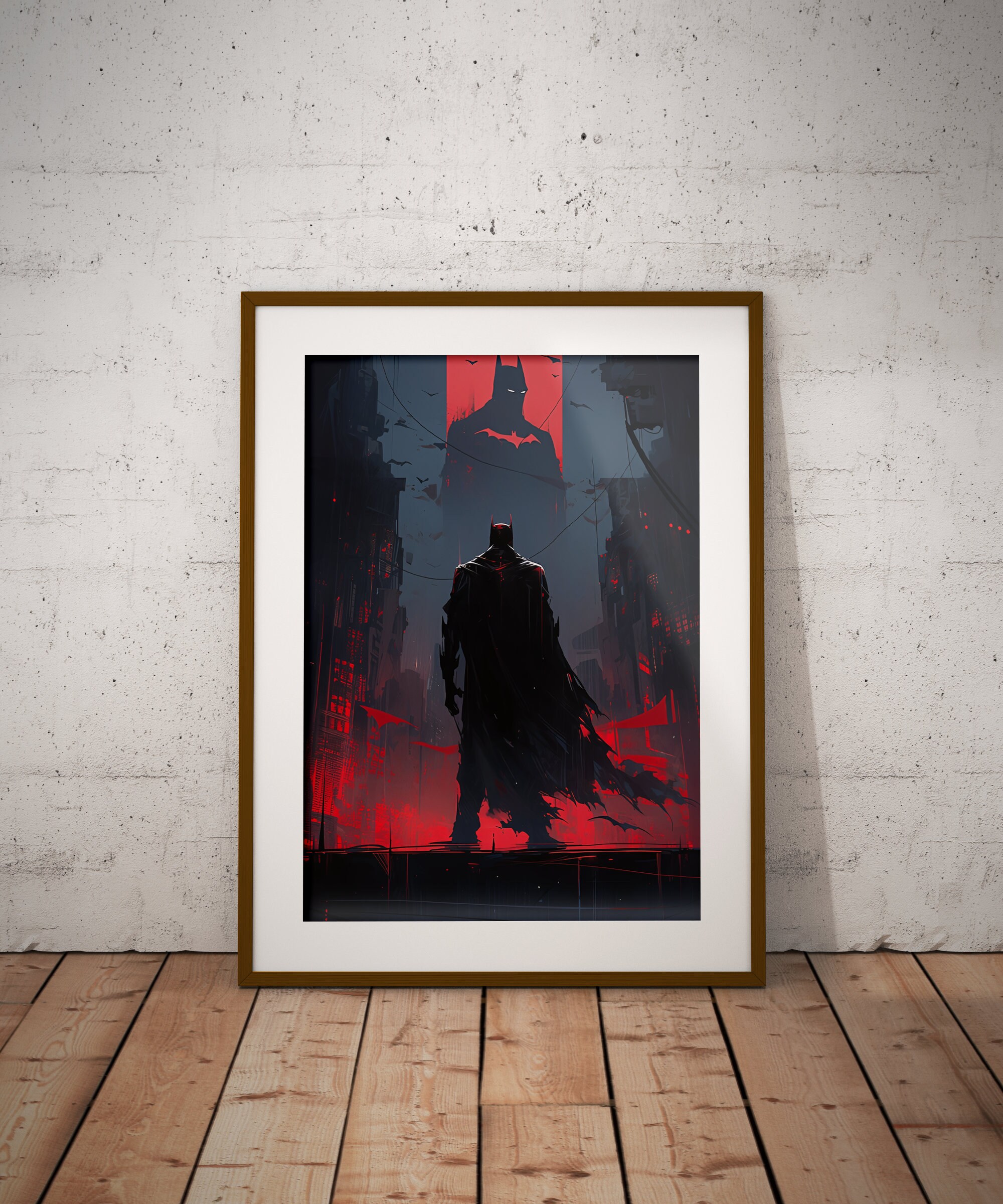 Dark Knight Wall Art Print, Dark Knight Movie Poster, Limited Edition