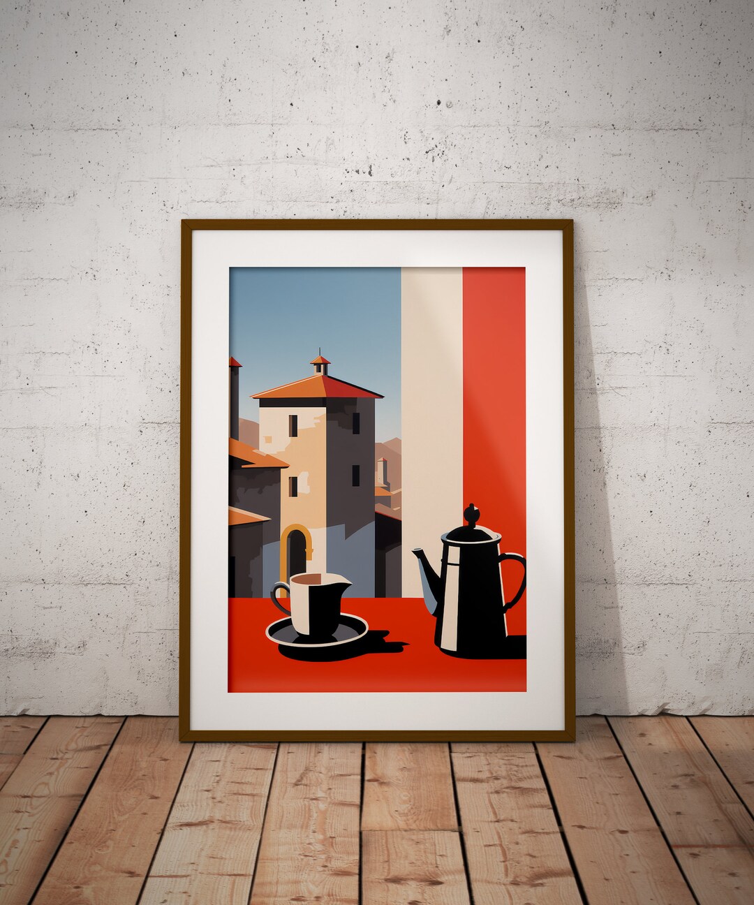 Italienischer Kaffee am Morgen Kaffee Poster Ausstellung - Etsy.de
