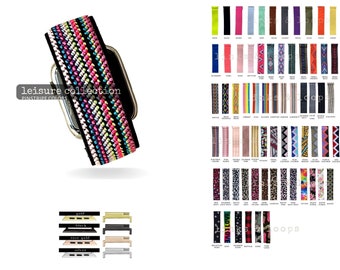 Colorful Elastic Watch Band 38mm 40mm 41mm 42mm 44mm 45mm 49mm Series 1 - 9 Nylon Loop Solo Stretch Sport Band Fabric for Apple Watch Galaxy