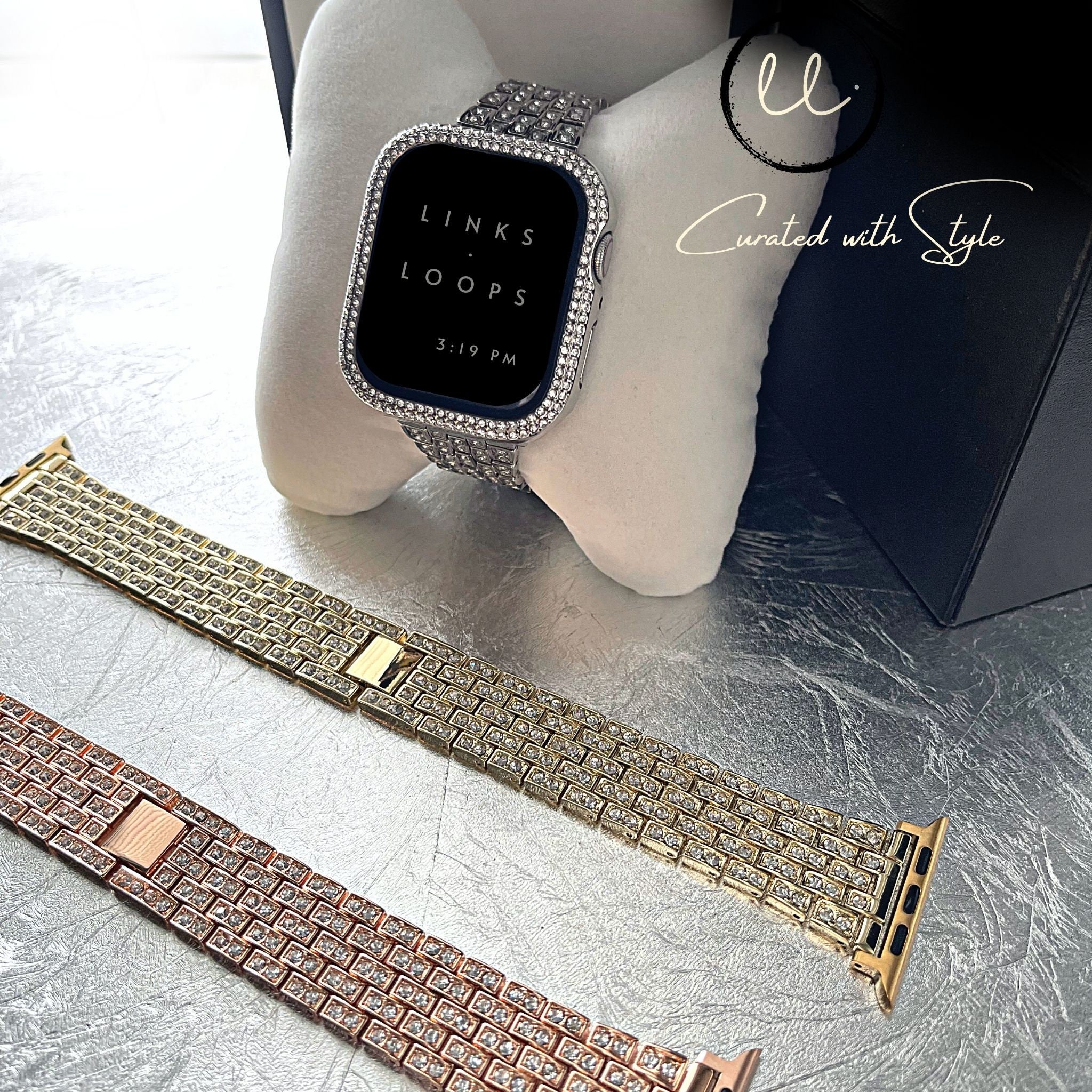 Apple Watch Band Rhinestones Etsy Canada