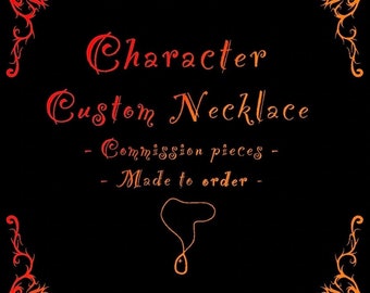 Custom Character Necklace Commission // ANY FANDOM //