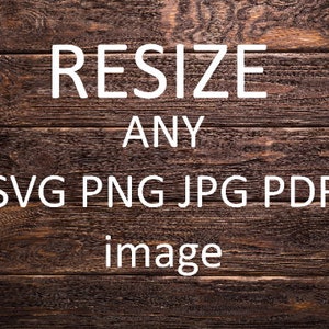 Puede incluir: Texto sobre un fondo de madera marrón oscuro que dice "RESIZE ANY SVG PNG JPG PDF image".