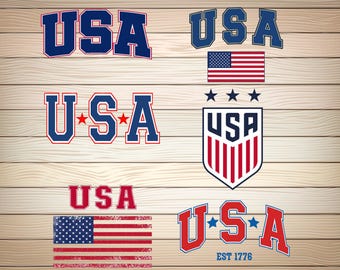 10 plików USA SVG PNG na koszulki Stany Zjednoczone SVG Ameryka SVG wektor Cricut Sylwetka Pobieranie cyfrowe SVG Natychmiastowe pobieranie cyfrowe
