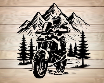 ADV Motorfiets Avontuur PNG Svg Bestand Moto Bmw GS voor T-shirt Motorfiets Offroad Bestuurder Motorrijders Fans Heren Biker digitale download
